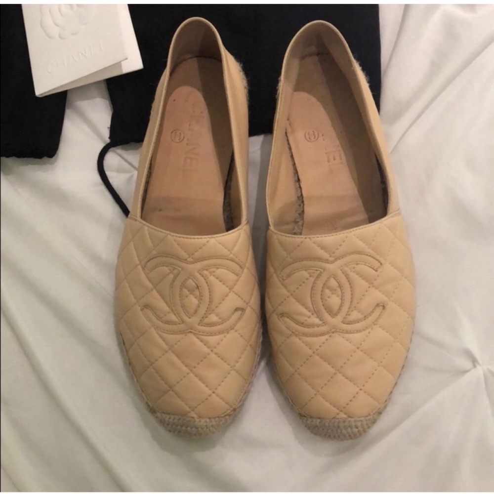 100% Authentic Chanel Espadrilles size 39
